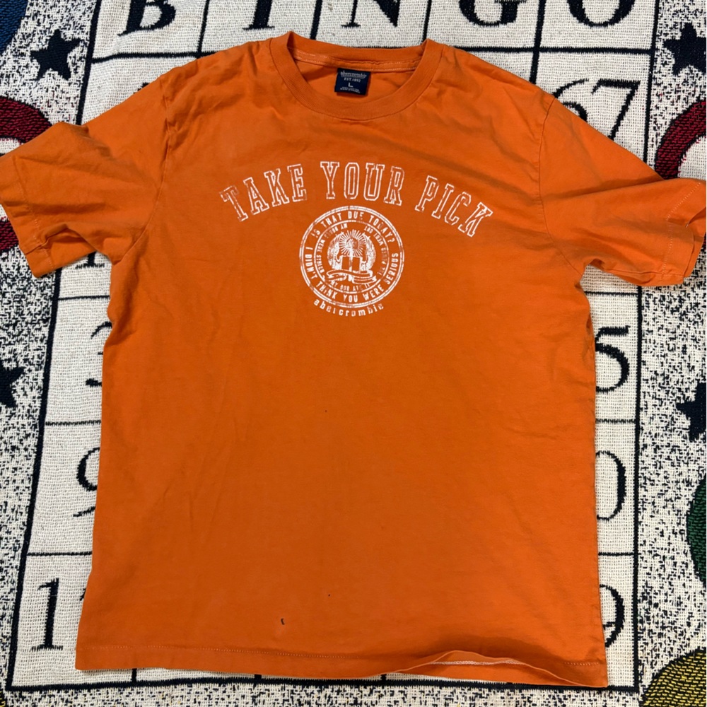 Abercrombie and Fitch Orange T-shirt